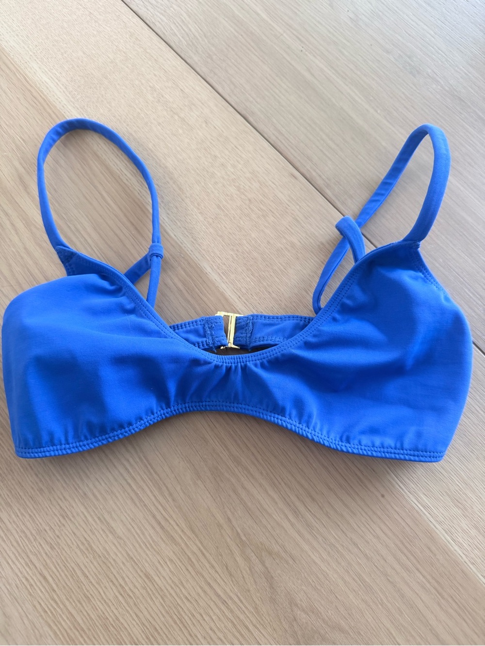 Women's gooseberry Blue Bikini Swim Top